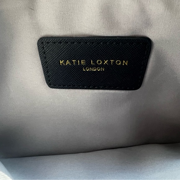 Katie Loxton Magical Moments Clutch Perfect Pouch Navy W Gold Hardware - Picture 4 of 6